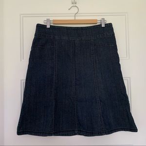 Reitmans - ALine Dark Wash Denim Skirt - Size 11